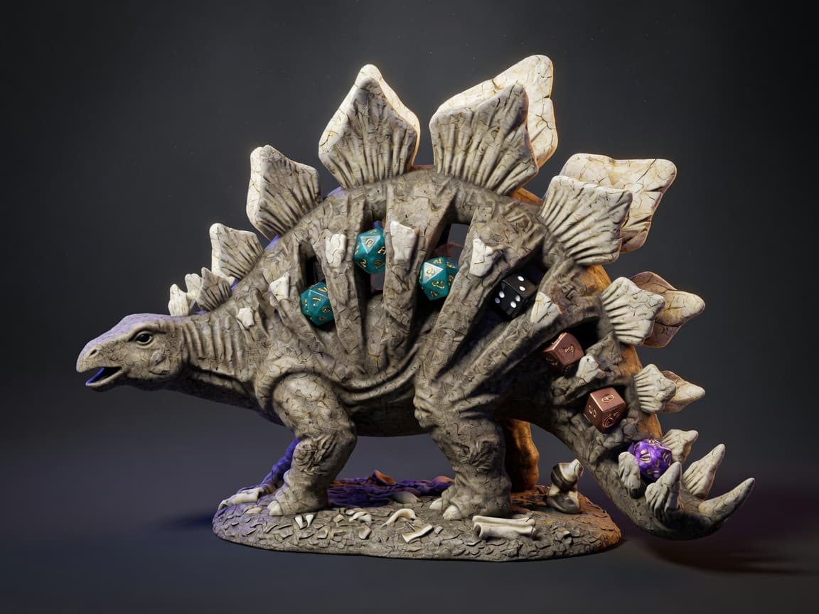 Stegosaurus Dice Tower